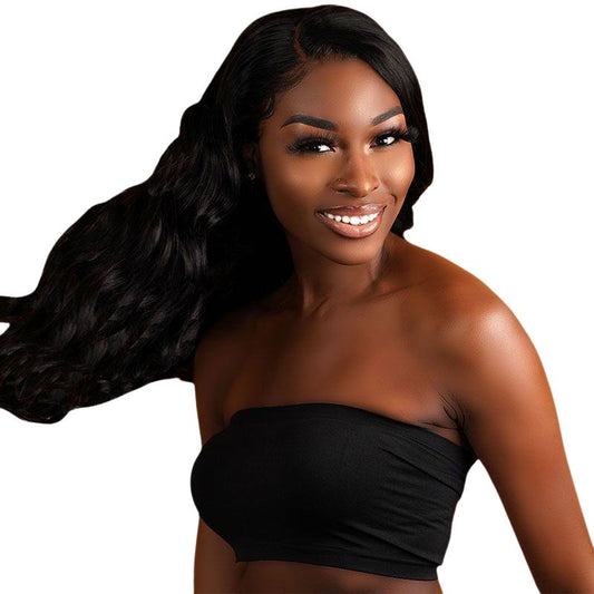 Virgin Hair Body Wave Bundles with 5x5 HD Closure