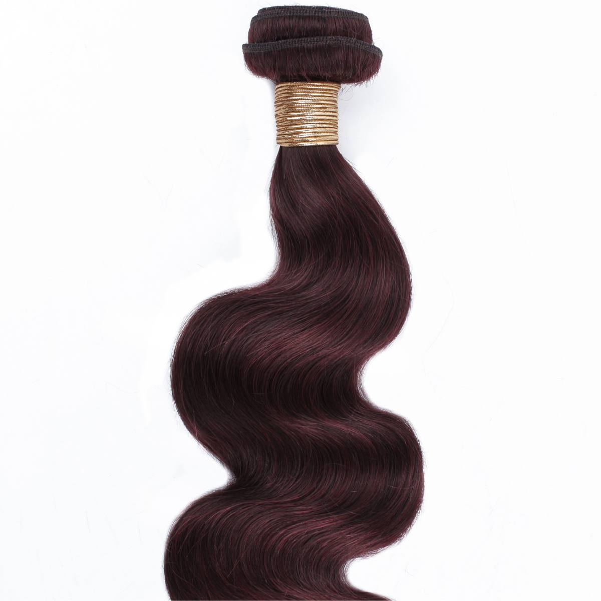 burgundy body wave hair bundle