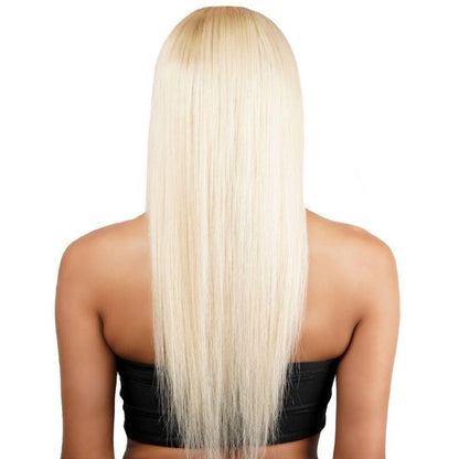 Brazilian Blonde Straight 13x4 Transparent Lace Front Wig SALE