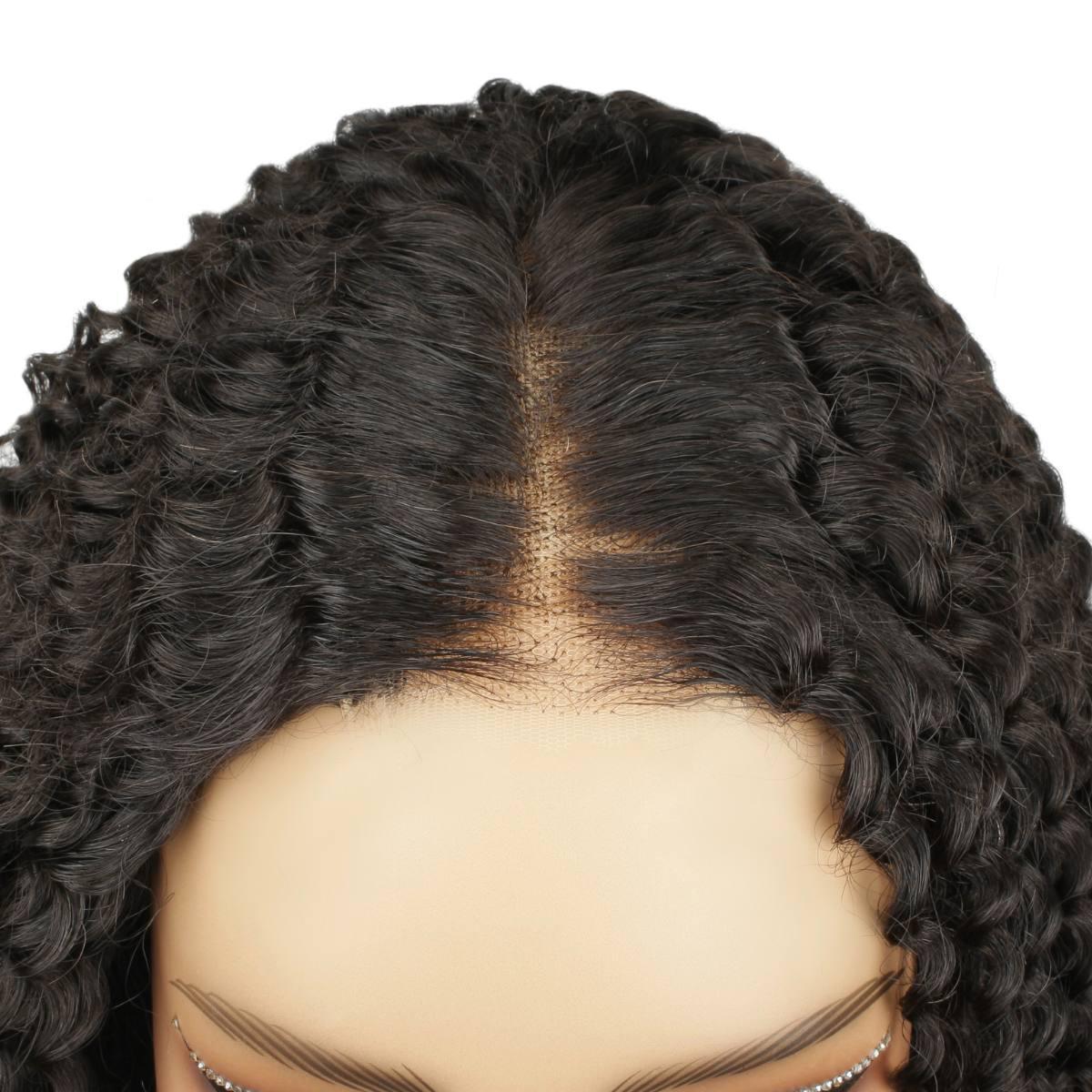 Jerry Curl HD 2x6 Closure Glueless Wig