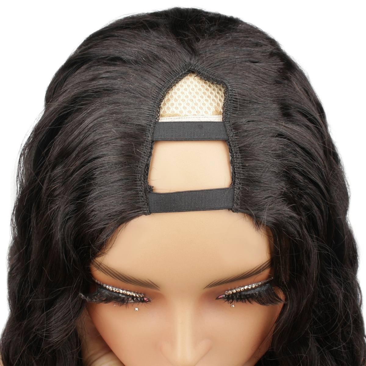 Natural Wave V Part Wig