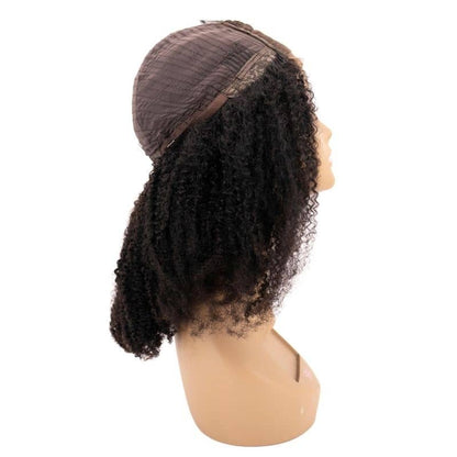 Afro Kinky Curly 4x4 Transparent Closure Wig SALE