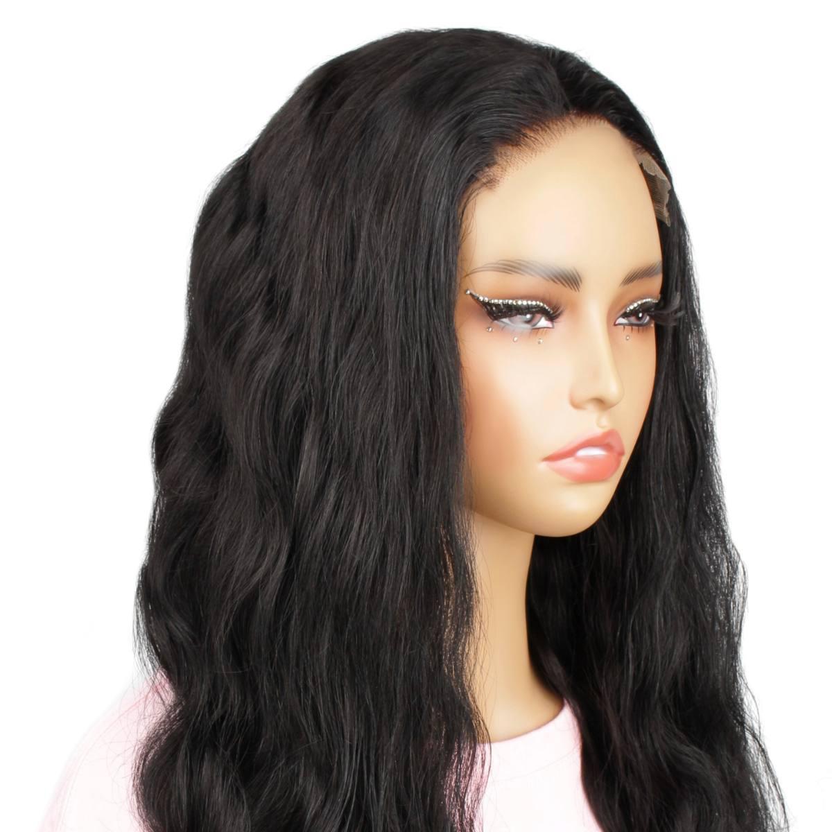 Jet Black Body Wave 5x5 HD Closure Wig