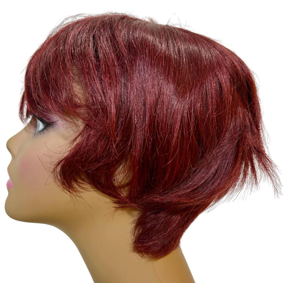 Burgundy Short Pixie Wig