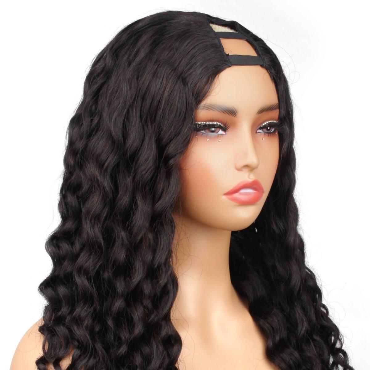 Natural Wave V Part Wig