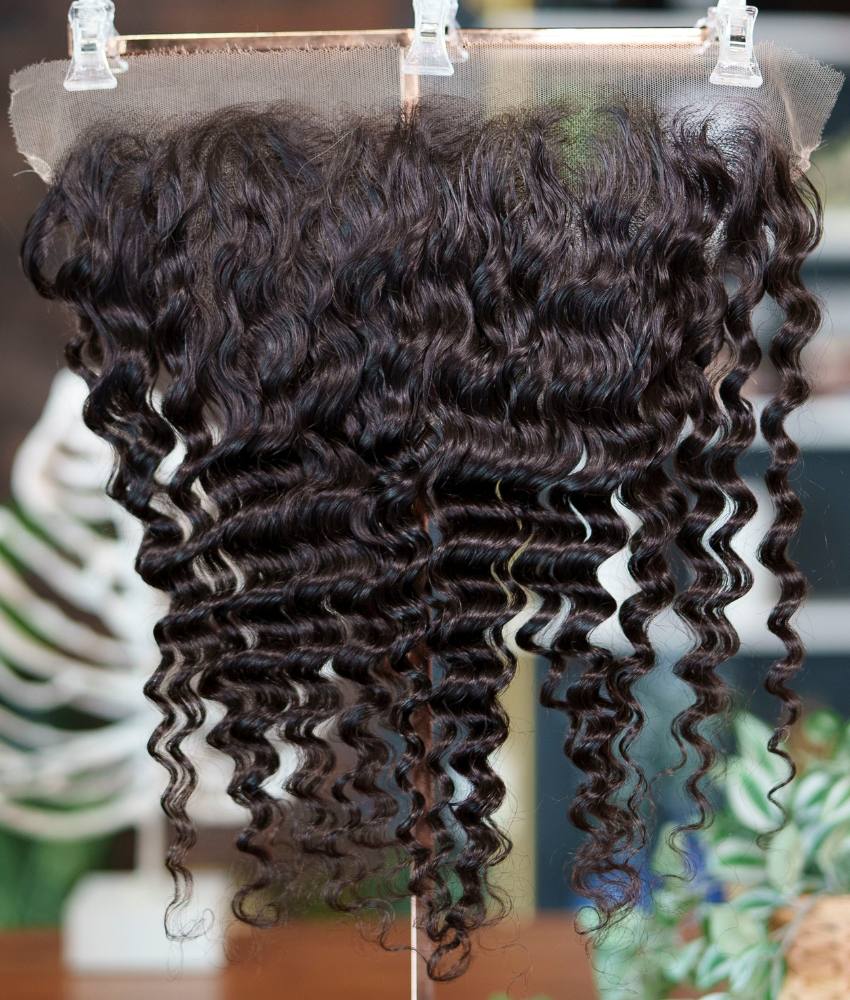 Afro Kinky 13x6 HD Lace Frontal 100 Curly Human Hair Private Label