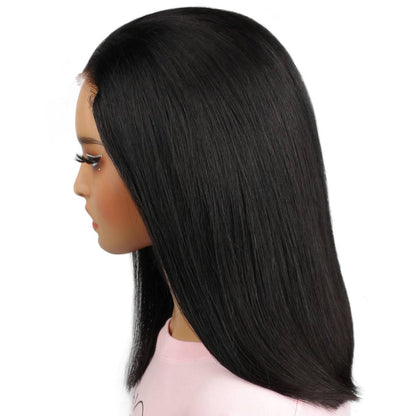 jet black 4x4 hd wig side