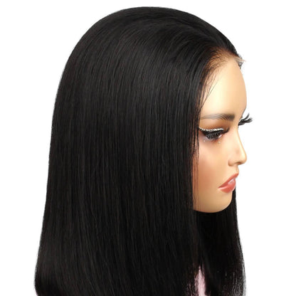 jet black 5x5 hd bob wig