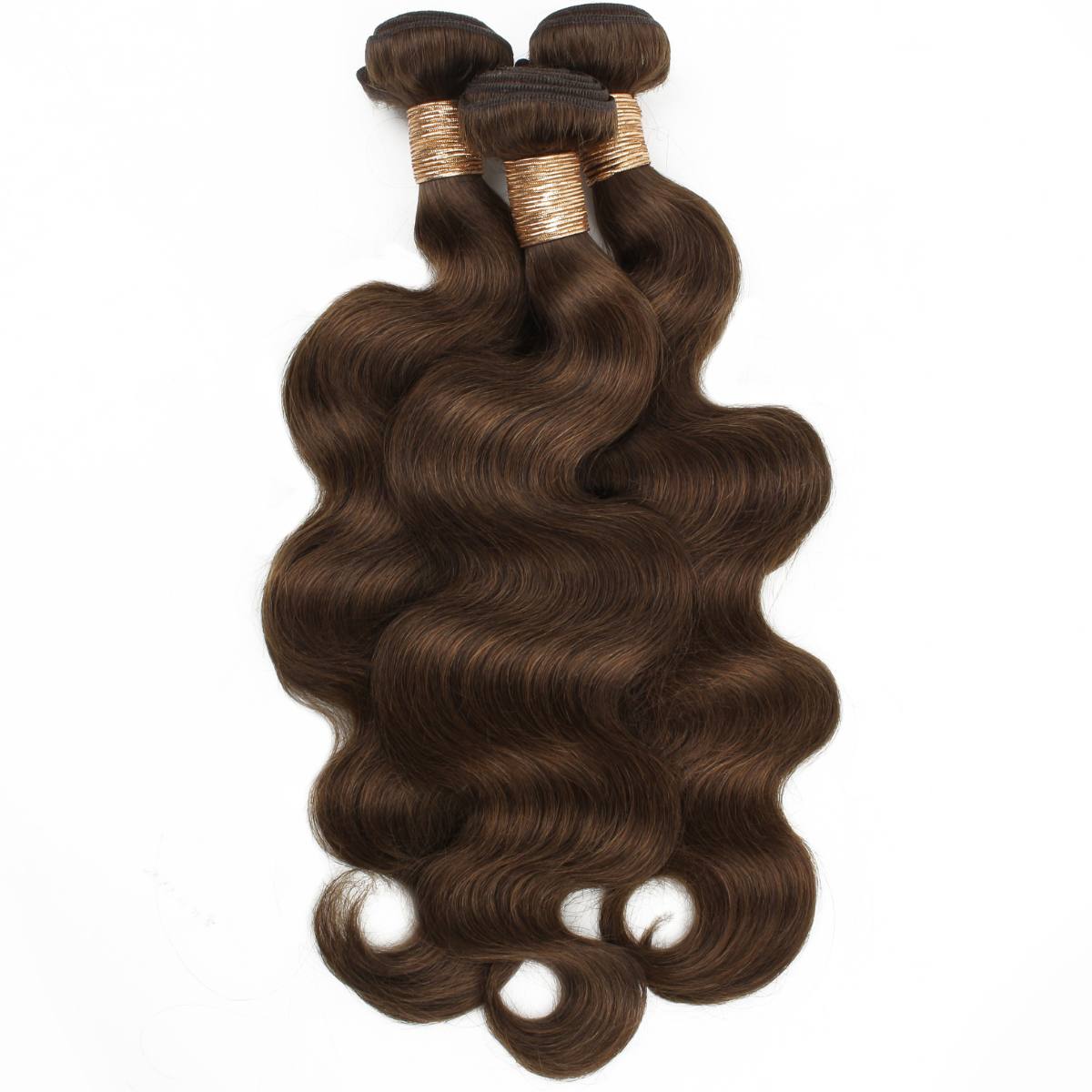 medium brown body wave bundle deal hair