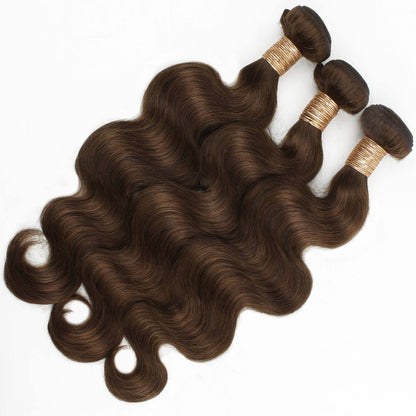 medium brown body wave bundle deal