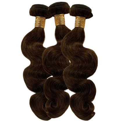 medium brown body wave bundle deal 