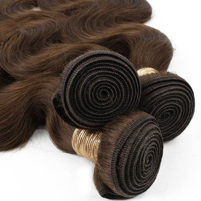 medium brown bundle deal human hair