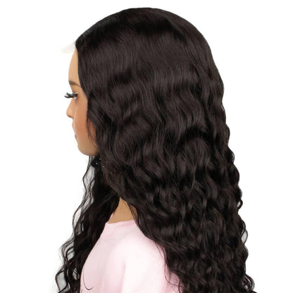 natural wave 2x6 hd wig side