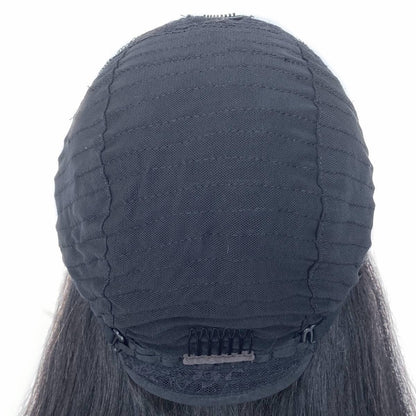 yaki straight v part back cap