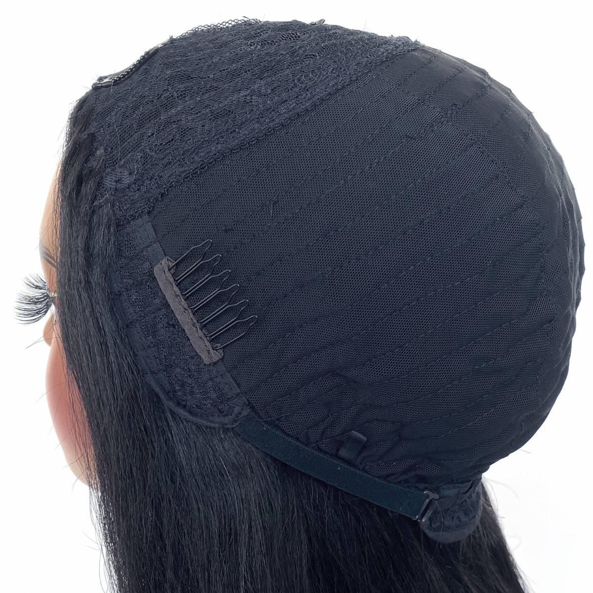 yaki straight v part side cap